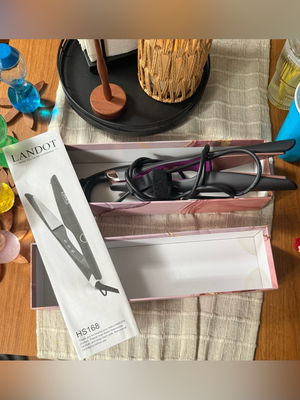 Landot hair styler curler and straightener